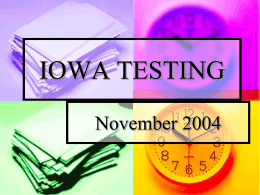 IOWA TESTING - PrincipalsPage