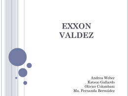 Consecuencias del derrame Exxon Valdez