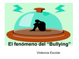 El fenomeno del “Bullying”