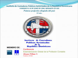 Diapositiva 1 - MGI Dominicana