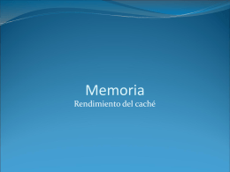 Memoria: rendimiento del cach&#233