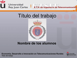Diapositiva 1 - Prof. Alberto Romero Ania