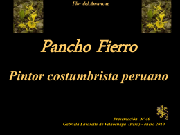 PANCHO FIERRO - Holismo Planetario en la Web | El Portal