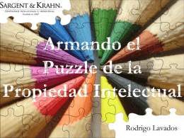 Armando el puzzle de la propiedad intelectual