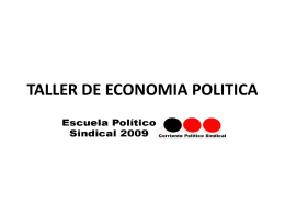 Diapositiva 1 - Corriente Politico Sindical