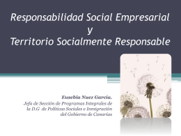 Responsabilidad Social Corporativa y Territorio