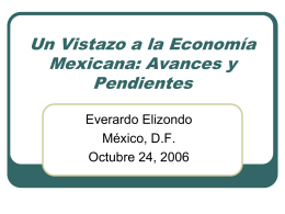 An Overview of the Mexican Economy