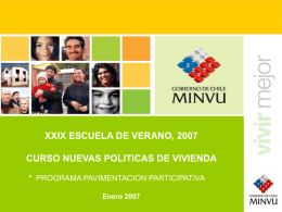 Diapositiva 1 - Ministerio de Vivienda y Urbanismo