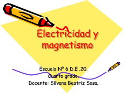 Electricidad y magnetismo - Bienvenido a Docentes