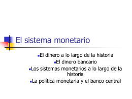 El sistema monetario - I.E.S. Santa Eugenia