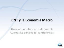 NTA and the Macro Economy