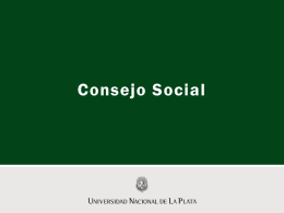 Consejo Social de la UNLP
