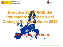 Directiva 2012/18/UE del Parlamento Europeo y del …