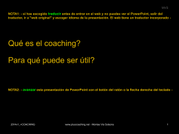 Diapositiva 1 - plusCoaching: coaching individual