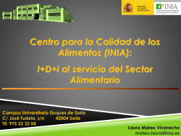 Diapositiva 1 - Camara de Comercio e Industria de Soria