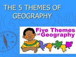 5 Themes of Geography - Dearborn Public Schools