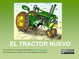 El tractor nuevo