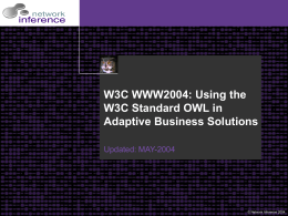W3C WWW2004 - World Wide Web Consortium