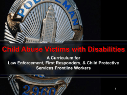 PowerPoint Presentation - Child Abuse Victims with