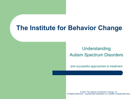 The Institute for Behavior Change