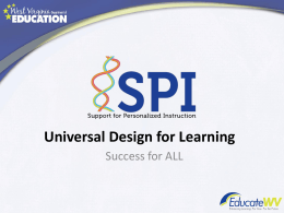 Universal Design Language Overview Presentation