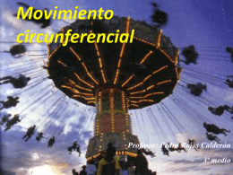 Movimiento circunferencial