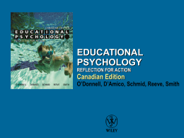 Educational Psychology, Canadian Edition