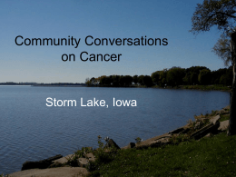 Community Conversations on Cancer: Tai Dam & Latino