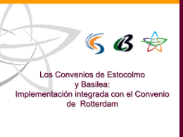 The Rotterdam Convention and its Interim Arrangements