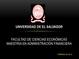 UNIVERSIDAD DE EL SALVADOR FACULTAD DE CIENCIAS …