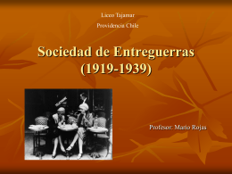 Sociedad de Entreguerras (1919