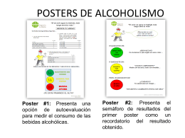 POSTERS DE ALCOHOLISMO