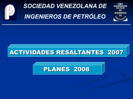 Resultados 2007 y Planes 2008 - Inicio SVIP.ORG