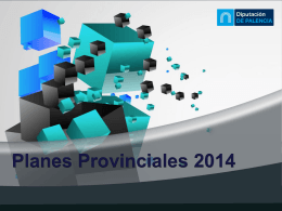 propuesta Planes Provinciales 2012
