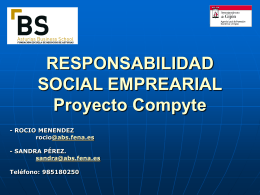 RESPONSABILIDAD SOCIAL CORPORATIVA (Proyecto …