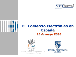 Estudio B2C Madrid, 20 de mayo del 2004