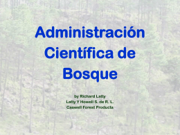 Scientific Forest Management