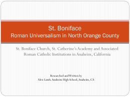 St. Boniface Catholic Church and St. Catherine’s Academy
