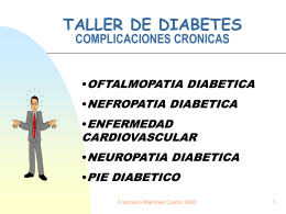 TALLER DE DIABETES COMPLICACIONES CRONICAS
