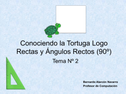 Conociendo la Tortuga del Lenguaje Logo