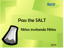 Pass the SALT