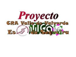 Diapositiva 1 - CRA Valle de Valverde