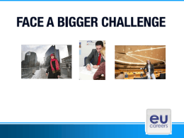 EU Careers: face a bigger challenge