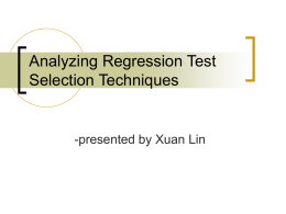 Analyzing Regression Test Selection Techniques