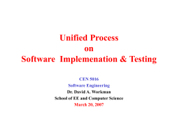 Software Process - CS Division
