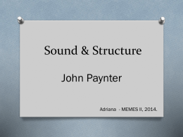 Sound & Structure
