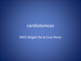 cardiotonicos - Anderson Filosofo Veterinaria Puno