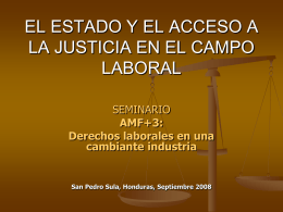 ACCESO A LA JUSTICIA - es.maquilasolidarity.org