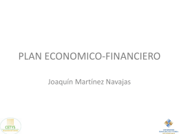 PLAN ECONOMICO-FINANCIERO