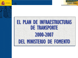 Plan de Infraestructuras 2000